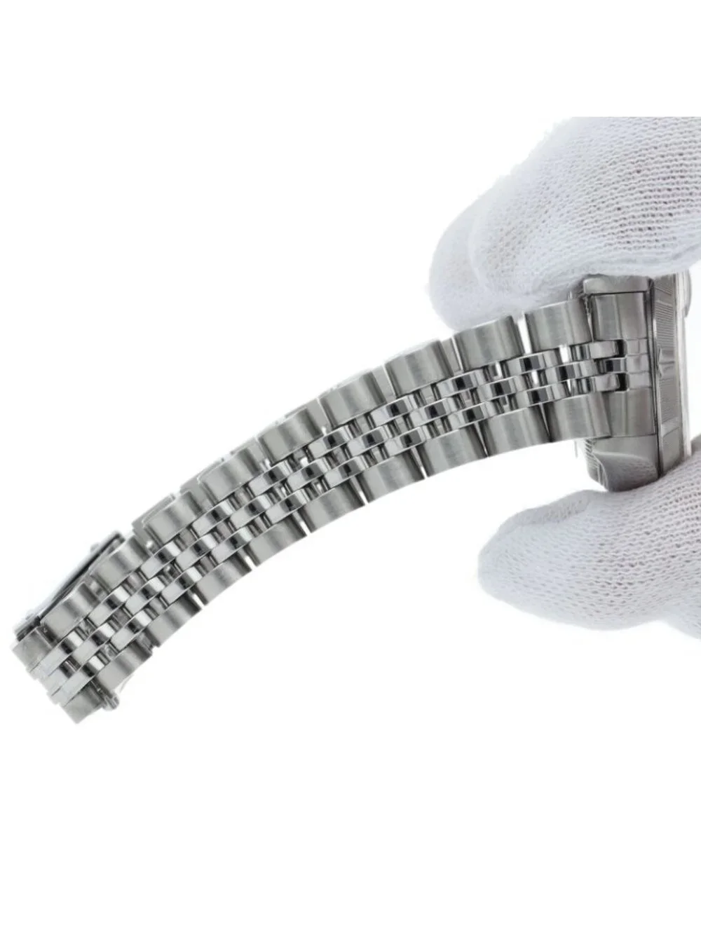 Rolex Oyster Perpetual Date Watch SS Silver Polished